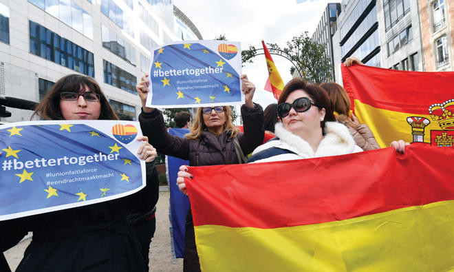 Europe must speak up for Catalan separatists, says Puidgemont