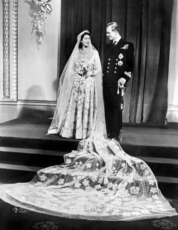 155 Die Queen & Prince Philip Platin Jubiläum 70 Jahre Fingerhut B