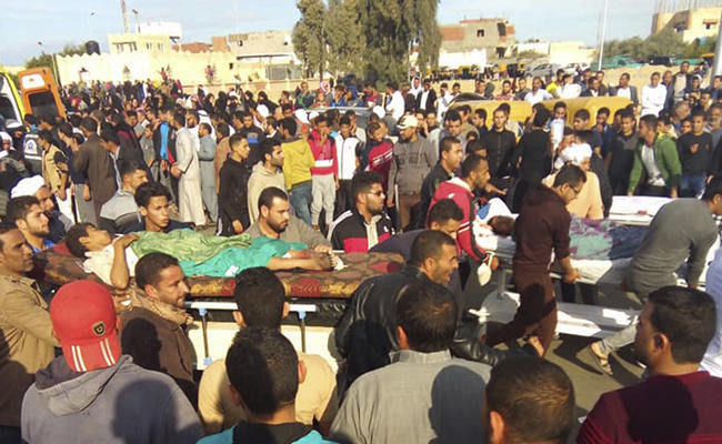 Egypt hunts for killers after mosque carnage