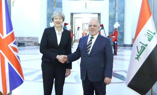 May in surprise visit to Iraq