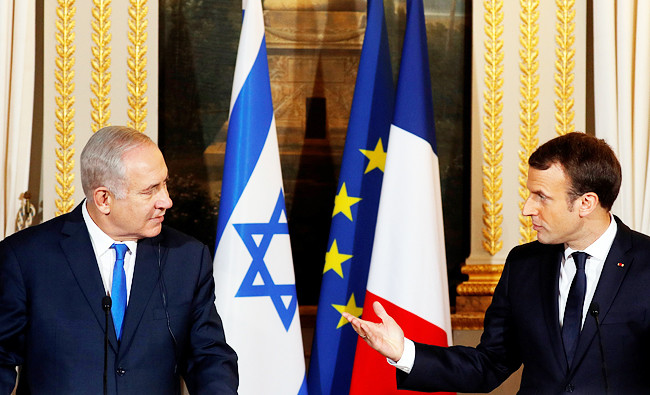 Israeli, French leaders tangle over US Jerusalem decision
