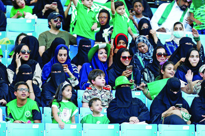 Saudi women set to enjoy football in stadium