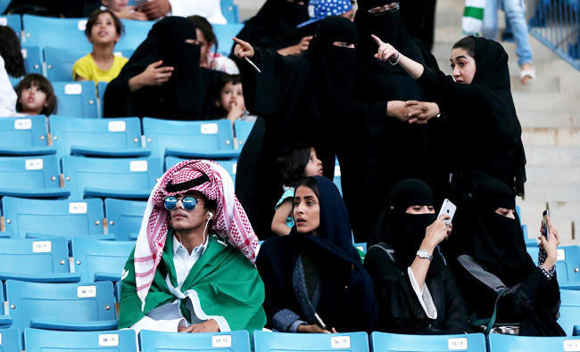 Saudi stadiums to open doors to women on Friday