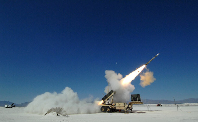 Saudi Arabia air defense units intercept ballistic missile fired by Houthi militia on Najran