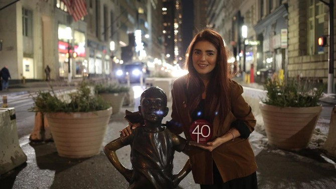 Pakistani music sensation Momina Mustehsan honored at ‘40 Under Forty’ in New York