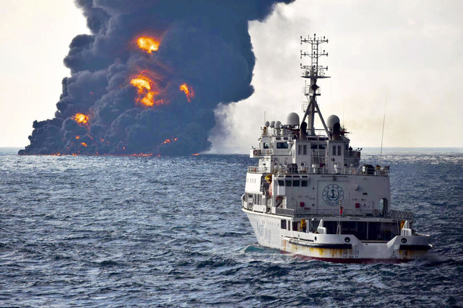 Panama says sunken Iranian tanker had papers in order