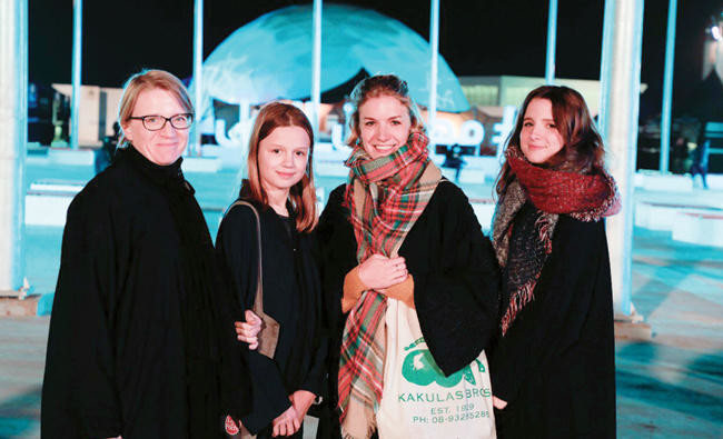 Four European women seek adventure at camel festival