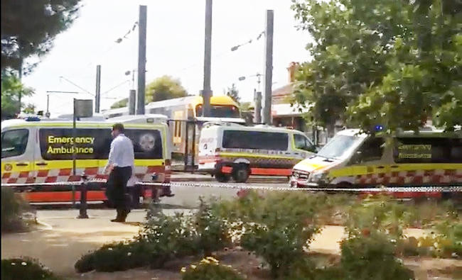 Train hits barrier in Sydney, at least 15 hurt — official