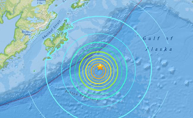 Intensity 8.2 earthquake off Alaska prompts tsunami warning