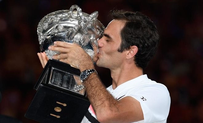 Tearful Federer wins Australian Open for 20th Slam title