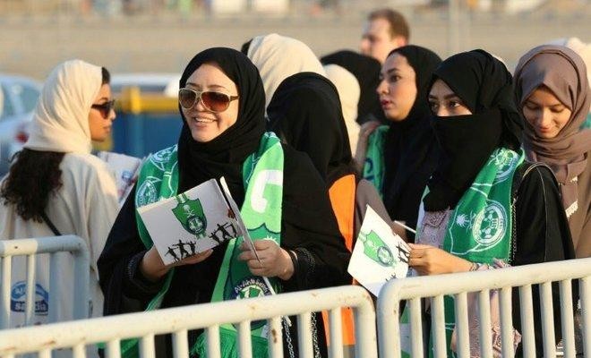 Stadium in Dammam opens doors to Saudi women for first time