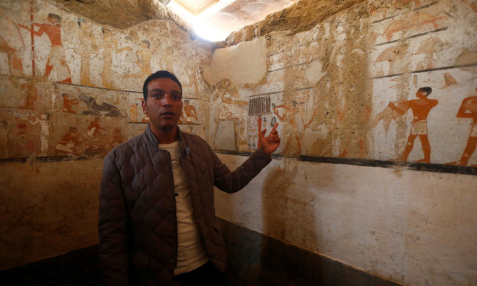 Egypt says 4,400-year-old tomb discovered outside Cairo