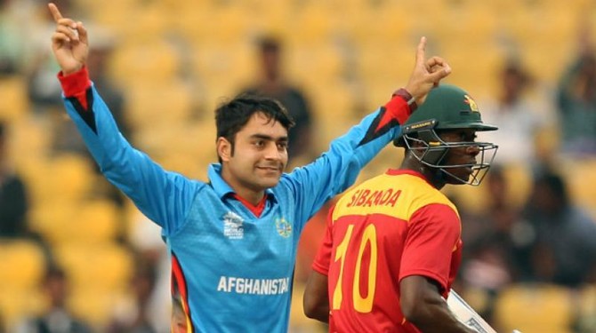 $1.41m Sunrisers Hyderabad man Rashid Khan skittles Zimbabwe to give Afghanistan win
