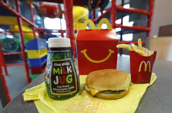 McDonald’s moves cheeseburgers off children Happy Meal menu
