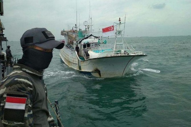 Indonesia police seize over a ton of crystal meth on ship