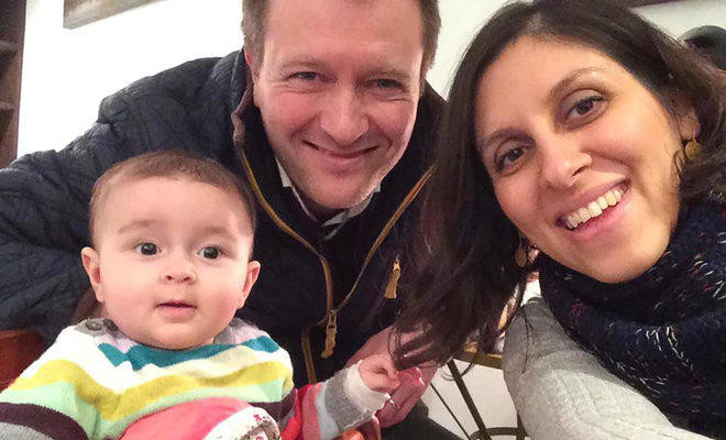 Jailed aid worker Zaghari-Ratcliffe’s husband appeals to Iranian minister on UK visit