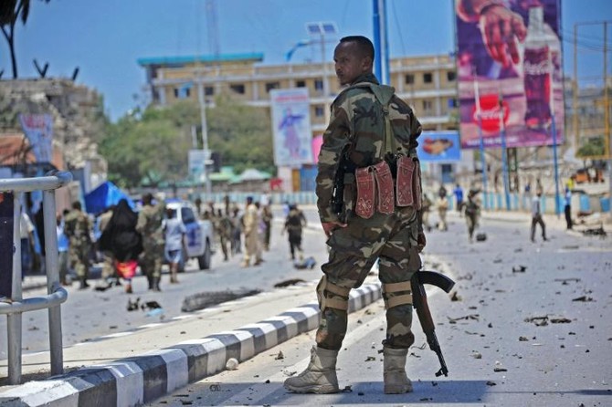 18 dead after 2 blasts, gunfire rock Somalia’s capital