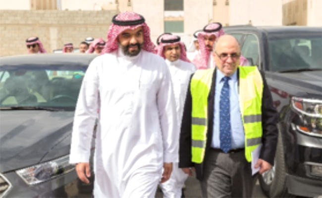 Saudi Minister of Communications and Information Technology tours ITC site