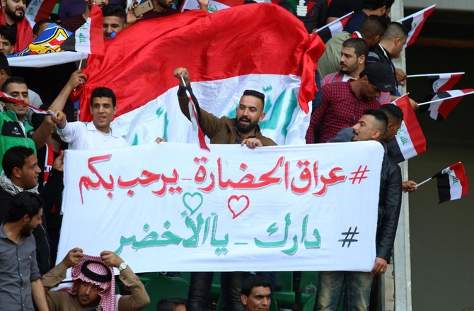 Iraq throws down gauntlet to FIFA as jubilant fans rally for return of international football