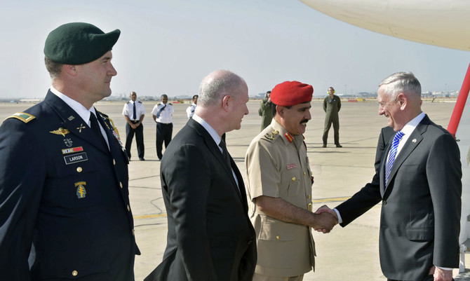 Mattis in Oman to meet with Sultan Qaboos