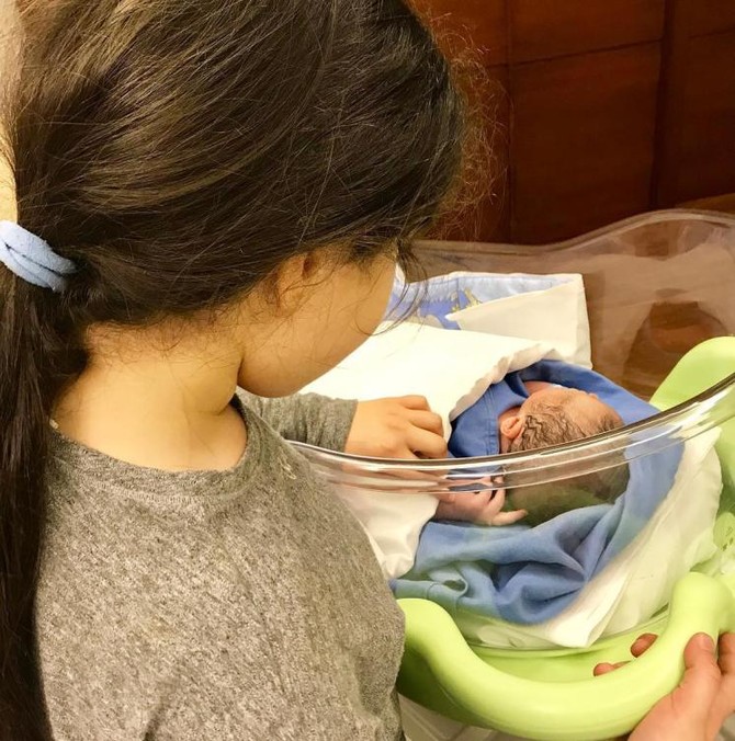 Cyrine Abdelnour shares first photo of her newborn Cristiano