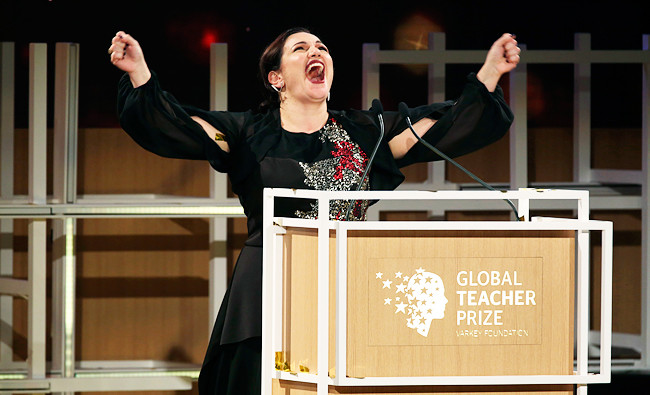 British inner-city teacher named world’s best, wins $1 million prize