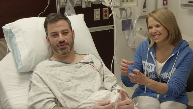 Jimmy Kimmel brings Katie Couric to his colonoscopy