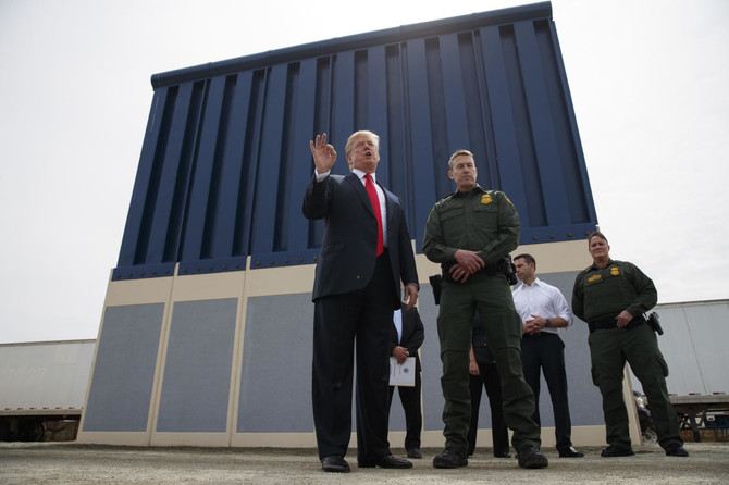 Trump floats using military budget to pay for border wall with Mexico