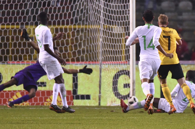 Saudi Arabia sunk in Brussels by goals from Lukaku, Batshuayi and De Bruyne