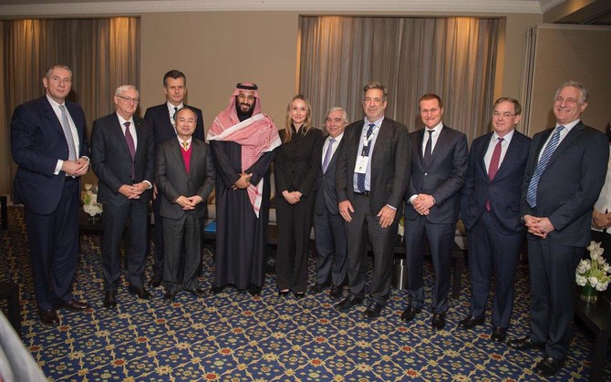 Crown Prince Mohammed bin Salman meets with 40 US executives