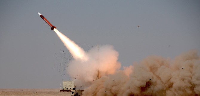 Saudi air defense units intercept ballistic missile fired by Houthi militia on Jazan