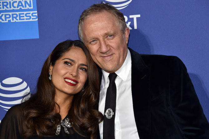 Mexican-Lebanese star Salma Hayek posts tribute to her husband on 14th  anniversary of first meeting