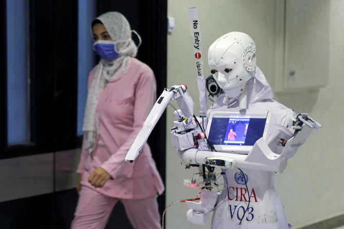 Egyptian Inventor Trials Robot That Can Test For Covid 19 Arab News