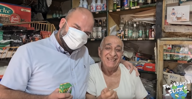 The World Sucks (TWS) — a Lebanese social video channel devoted to documenting acts of kindness — was created just over a year ago. (Screenshot: YouTube)