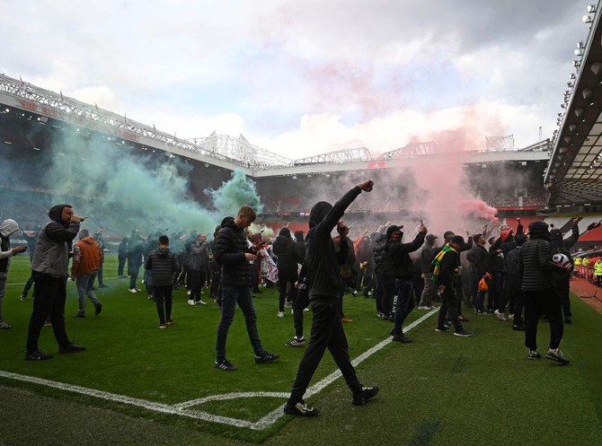 Man Utd’s Liverpool clash off after protesters storm Old Trafford, Arsenal cruise at Newcastle