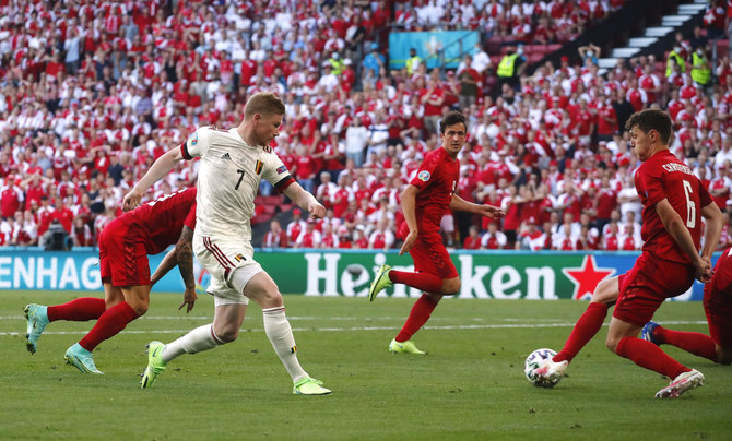 Belgium beats Denmark 2-1 in game marked by Eriksen tribute