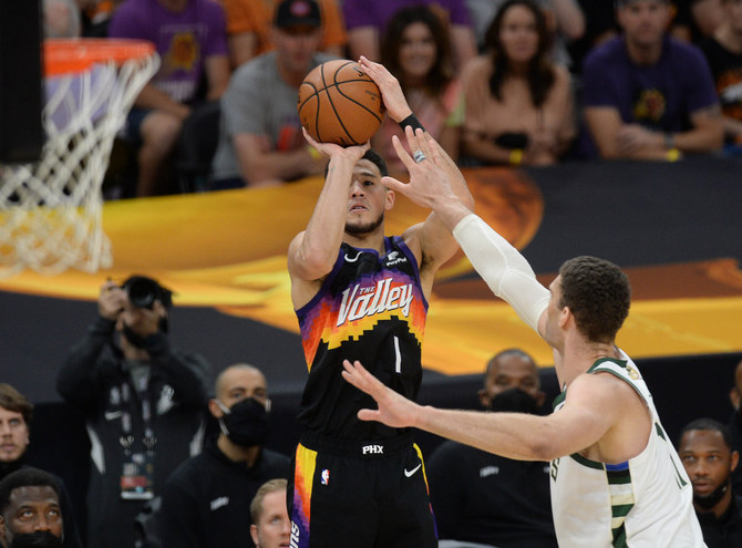 Halfway There Suns Beat Bucks For 2 0 Lead In Nba Finals Arab News