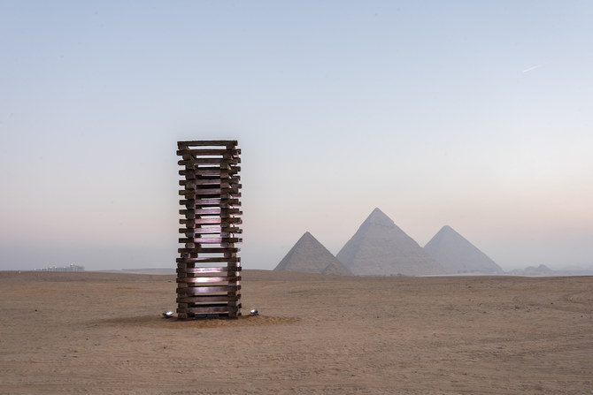 History is made in Giza: Contemporary art in dialogue with Egyptian pyramids