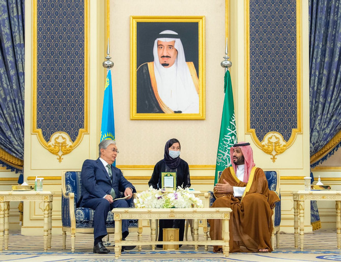 Saudi crown prince and Kazakhstan president hold talks, review bilateral ties