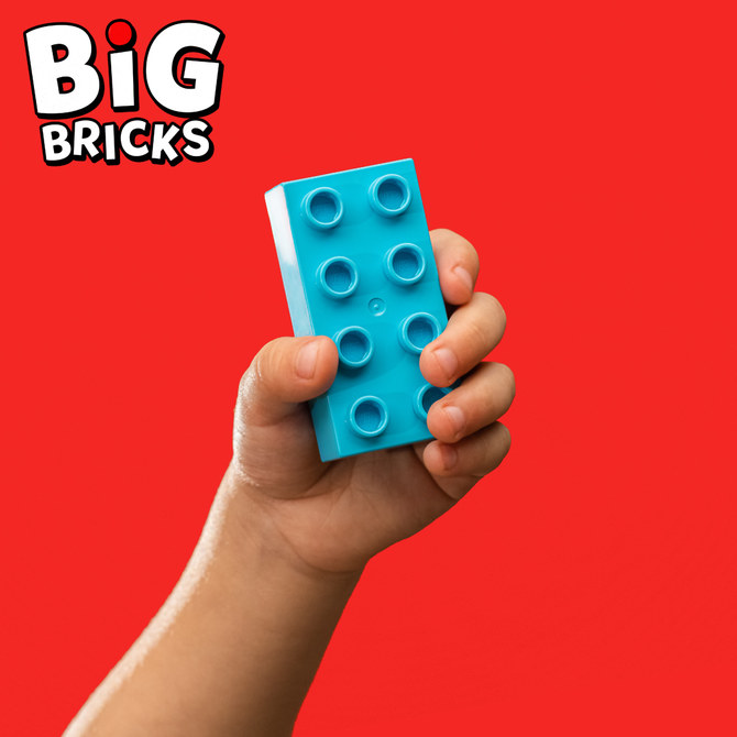Lego Duplo Bricks In Childs Hands Stock Photo - Download Image Now