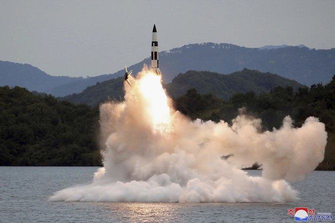 North Korea launches missile into sea after flying warplanes near border – Seoul | Arab News