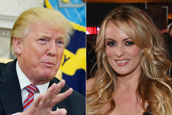 670px x 446px - New York case against Trump over hush money to porn star goes to grand jury  Monday | Arab News