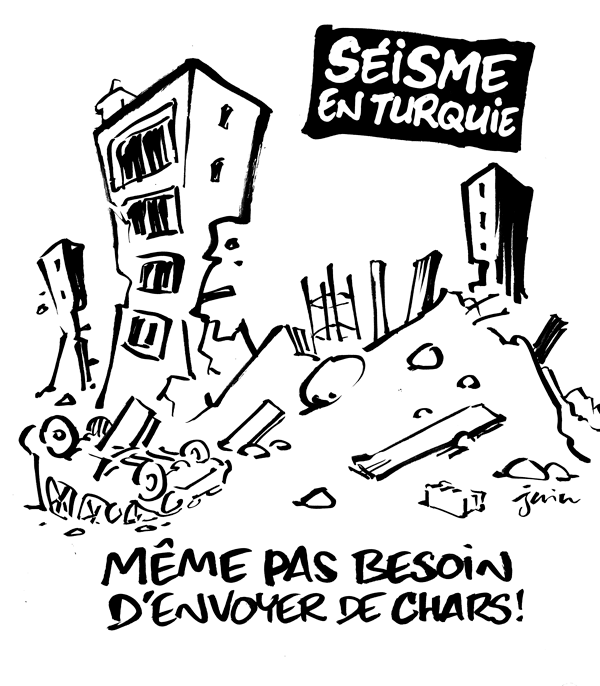 Backlash for Charlie Hebdo cartoon mocking Turkiye earthquake | Arab News
