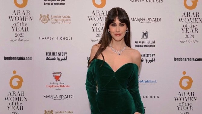 Lebanese model Nour Arida scoops Arab Women of The Year Award in London |  Arab News