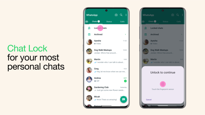 Meta announces new WhatsApp Chat Lock privacy feature | Arab News