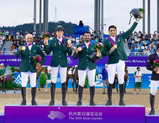 Saudi show jumping team wins Kingdom's 3rd Asian Games gold | Arab News