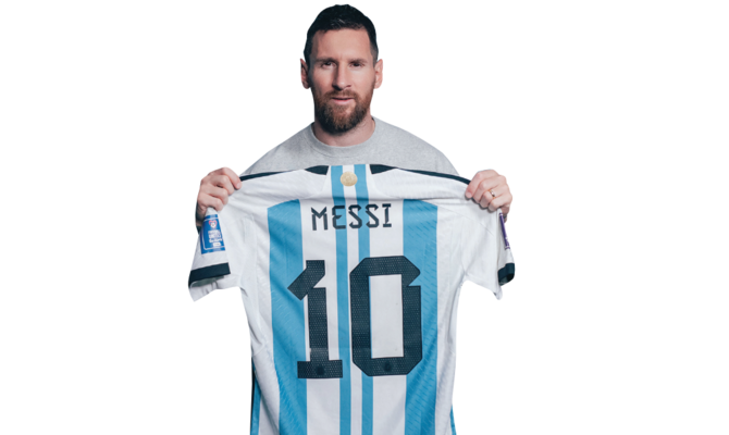 Argentina National Team Lionel Messi White 2022 Home Jersey