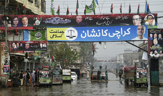 Pakistan’s largest city suffers urban flooding, power outages amid heavy rain