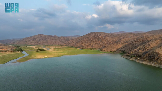 Stunning sunset views of Al-Ahsabah Valley Stunning sunset views of Al-Ahsabah Valley