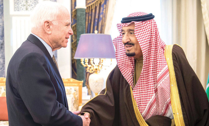 King Salman-McCain talks focus on boosting Saudi-US ties